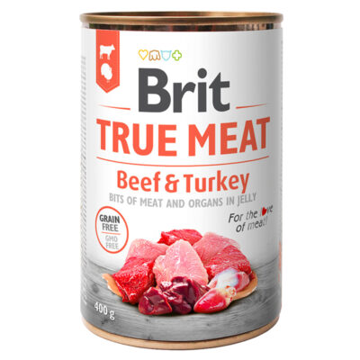 Thức ăn ướt cho chó Brit True Meat Beef & Turkey 9 Thức ăn ướt cho chó Brit True Meat Beef & Turkey