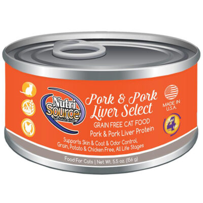 Thức ăn ướt cho mèo Nutri Source Pork & Pork Liver Select