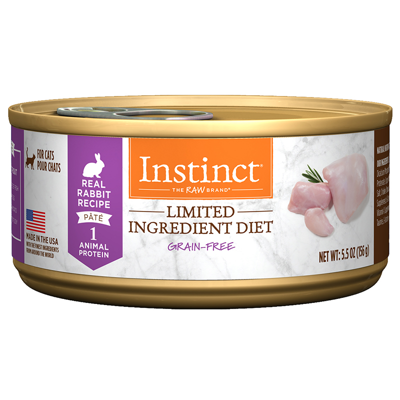 Instinct, Limited Ingredient Diet Rabbit Wet Cat Food, 156 g Ren's Pets
