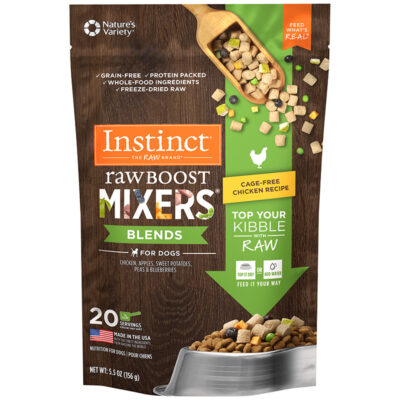 Thức ăn dinh dưỡng cho chó Instinct Raw Boost Blends Real Chicken 11 Thức ăn dinh dưỡng cho chó Instinct Raw Boost Blends Real Chicken