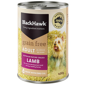 Thức ăn ướt cho chó Black Hawk Wet Grain Free Lamb