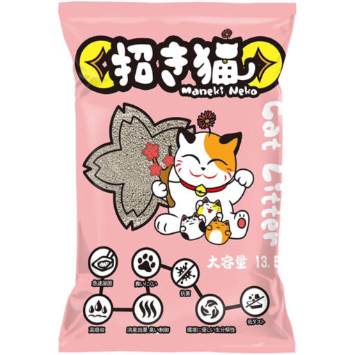 Cát vệ sinh cho mèo mùi hoa anh đào Maneki Neko Cat Litter
