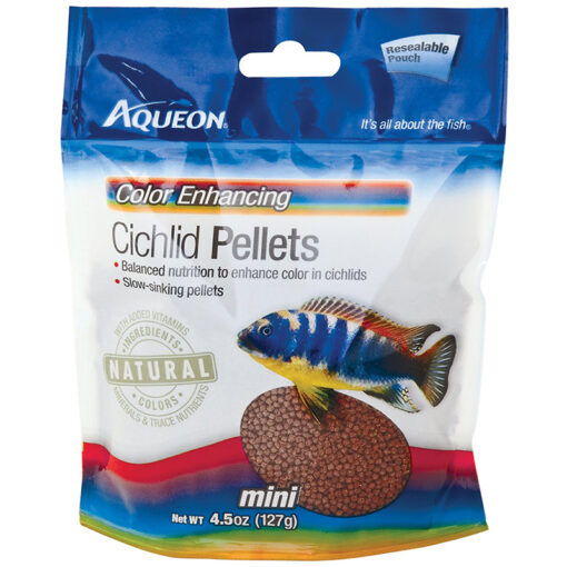 Thức ăn cho cá Cichlid Aqueon Color Enhancing