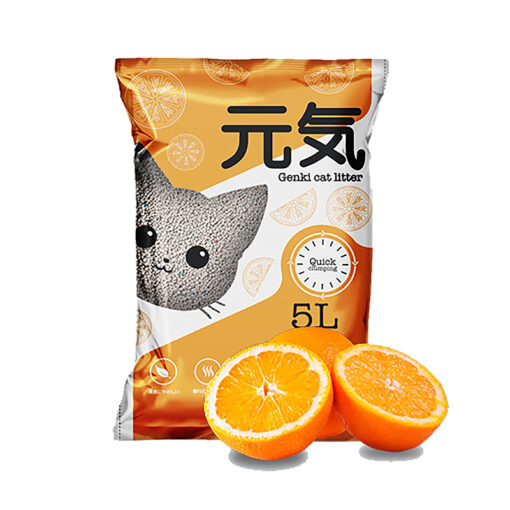 Cát vệ sinh cho mèo Genki mùi hương cam