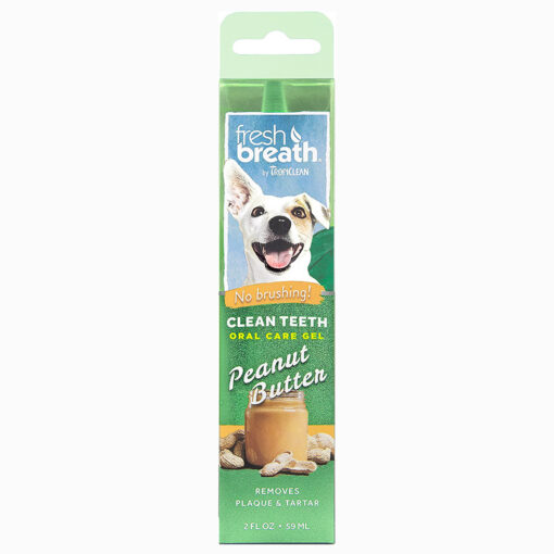 Gel trị mảng bám răng cho chó TropiClean Peanut Butter