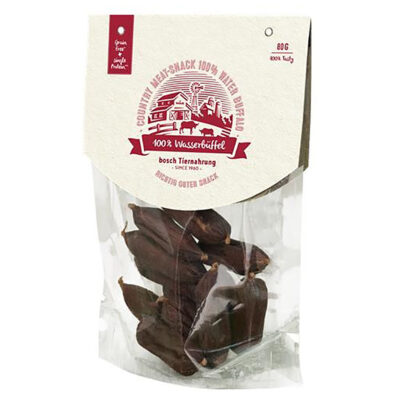 Bánh thưởng cho chó Bosch Country Meat Snack 100% Wasserbüffel 12 Bánh thưởng cho chó Bosch Country Meat Snack 100% Wasserbüffel