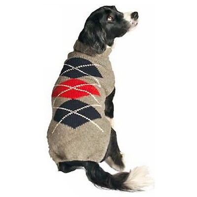 Quần áo cho chó mèo Chilly Dog Grey Argyle 12 Quần áo cho chó mèo Chilly Dog Grey Argyle