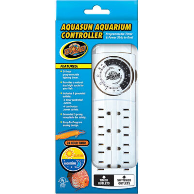 Điều khiển đèn cho hồ cá tự động Zoo Med AquaSun Aquarium Controller Timer & Power Strip 10 Điều khiển đèn cho hồ cá tự động Zoo Med AquaSun Aquarium Controller Timer & Power Strip