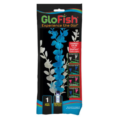 Đồ trang trí bể cá GloFish Large Color Changing Aquarium Plant