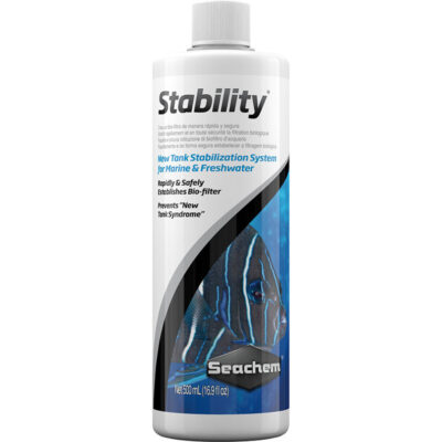 Dung dịch điều hòa nước bể cá Seachem Stability for Marine & Freshwater Aquariums 12 Dung dịch điều hòa nước bể cá Seachem Stability for Marine & Freshwater Aquariums