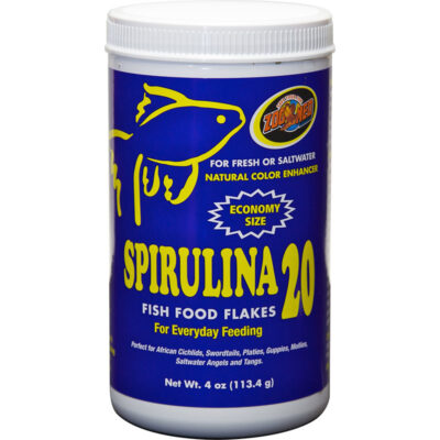 Thức ăn cho cá cảnh chiết xuất tảo xoắn Zoo Med Spirulina 20 12 Thức ăn cho cá cảnh chiết xuất tảo xoắn Zoo Med Spirulina 20