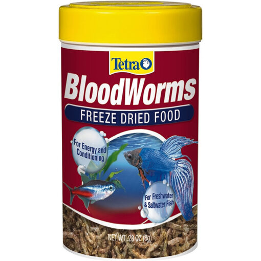 Thức ăn đông lạnh cho cá cảnh Tetra BloodWorms Freeze Dried Freshwater & Saltwater