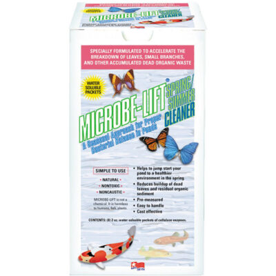 Bột xử lý nước hồ cá Microbe-Lift Spring & Summer Pond Water Cleaner 8 Bột xử lý nước hồ cá Microbe-Lift Spring & Summer Pond Water Cleaner