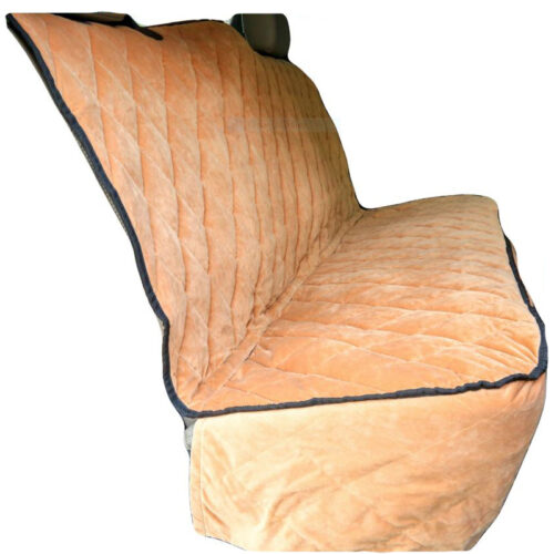 Đệm lót ghế ô tô cho chó Plush Paws Products Quilted Velvet Waterproof Car Seat Cover