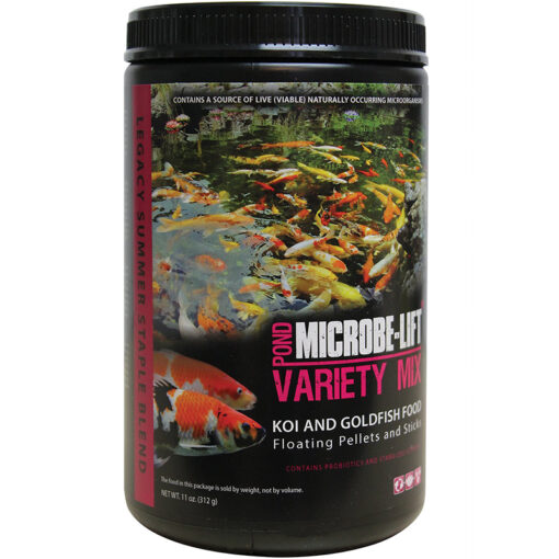 Thức ăn cho cá Koi & cá Vàng Microbe-Lift Legacy Variety Mix Floating Pellets & Sticks Koi & Goldfish Food