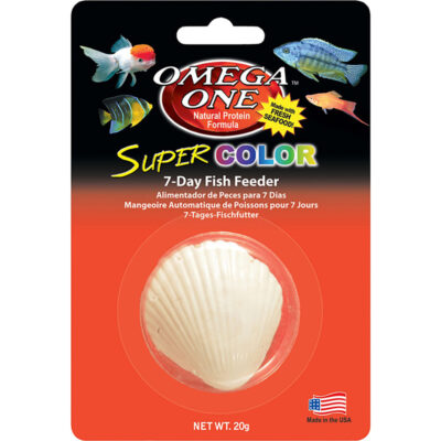 Thức ăn cho cá lâu tan trong nước Omega One Super Color 7-Day Vacation Feeder Block 8 Thức ăn cho cá lâu tan trong nước Omega One Super Color 7-Day Vacation Feeder Block