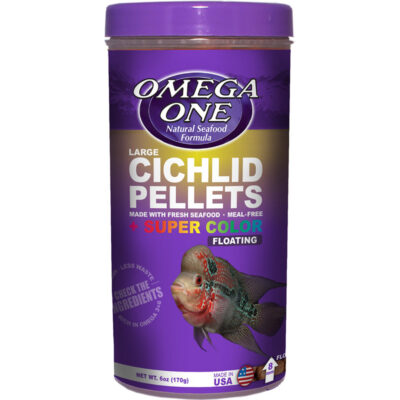 Thức ăn cho cá lên màu Omega One Large Cichlid Pellets Floating 10 Thức ăn cho cá lên màu Omega One Large Cichlid Pellets Floating