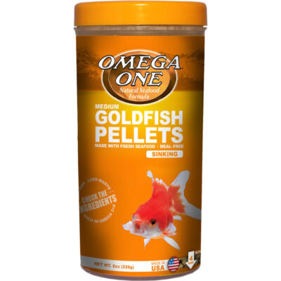 Thức ăn cho cá vàng Omega One Medium Sinking Goldfish Pellets 10 Thức ăn cho cá vàng Omega One Medium Sinking Goldfish Pellets