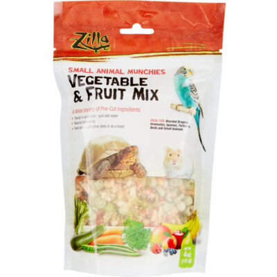 Thức ăn cho rùa và thằn lằn Zilla Small Animal Munchies Vegetable & Fruit Mix Lizard 12 Thức ăn cho rùa và thằn lằn Zilla Small Animal Munchies Vegetable & Fruit Mix Lizard