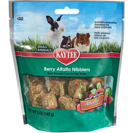 Bánh thưởng cho thỏ và chuột Kaytee Alfalfa Nibblers Berry Small Animal Treats