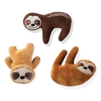 Đồ chơi cho chó Pet Shop by Fringe Studio Hangin with the Homies Sloth Mini Dog Toys, 3 count 8 Đồ chơi cho chó Pet Shop by Fringe Studio Hangin with the Homies Sloth Mini Dog Toys, 3 count