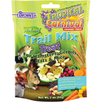 Thức ăn cho chuột Hamster Brown's Tropical Carnival Trail Mix Small Animal Treats