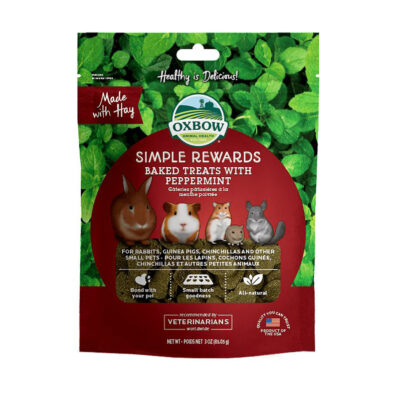 Thức ăn cho chuột Oxbow Simple Rewards Oven Baked with Peppermint Small Animal Treats 7 Thức ăn cho chuột Oxbow Simple Rewards Oven Baked with Peppermint Small Animal Treats