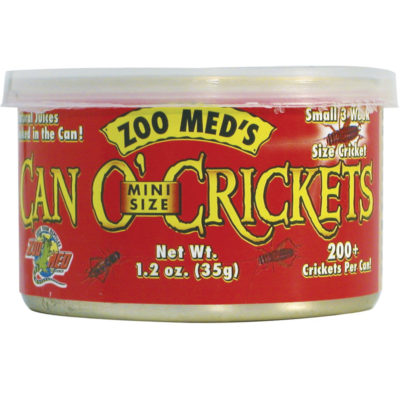 Thức ăn cho động vật bò sát và chim Zoo Med Mini Can O' Crickets Reptile & Bird 8 Thức ăn cho động vật bò sát và chim Zoo Med Mini Can O' Crickets Reptile & Bird