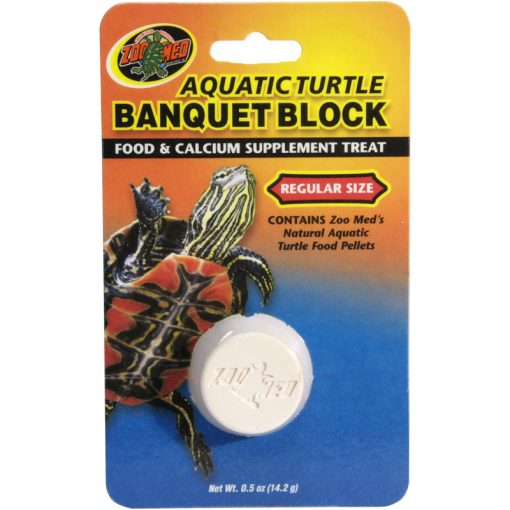 Thức ăn cho rùa Zoo Med Aquatic Turtle Banquet Block Supplement Treat, Regular