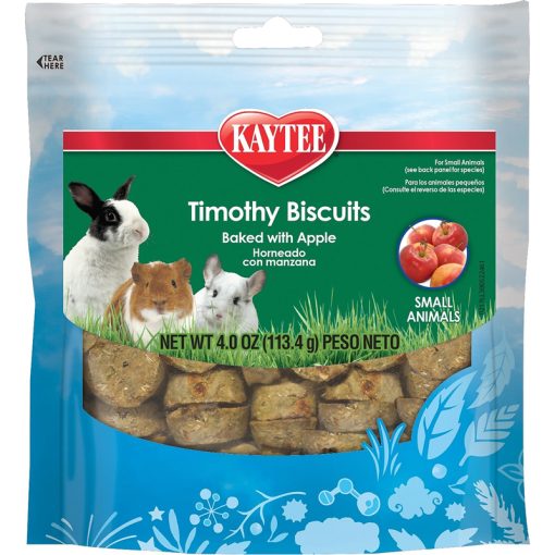 Thức ăn cho thỏ và chuột Kaytee Baked Apple Timothy Biscuit Small Animal Treats