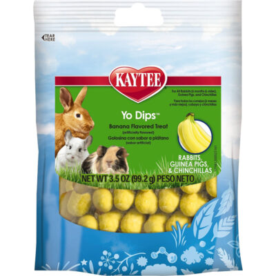 Thức ăn cho thỏ và chuột Kaytee Fiesta Banana Flavored Yogurt Dipped Rabbit, Guinea Pig & Chinchilla Treats