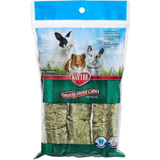 Thức ăn cho thỏ và chuột Kaytee Natural Timothy Blend Cubes Small Animal Treats