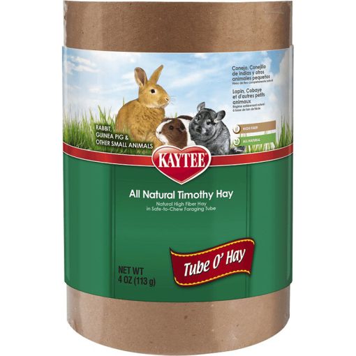 Thức ăn cho thỏ và chuột Kaytee Tube 'O Hay Timothy Hay Small Animal Treat