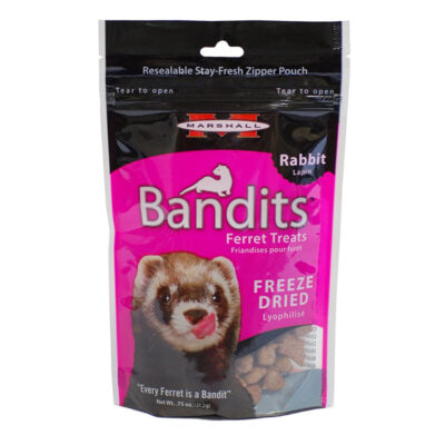 Thức ăn dinh dưỡng cho chồn Ferret Marshall Bandits Freeze-Dried Rabbit Flavor Ferret Treats 7 Thức ăn dinh dưỡng cho chồn Ferret Marshall Bandits Freeze-Dried Rabbit Flavor Ferret Treats