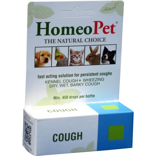 Thuốc trị ho cho chó mèo HomeoPet Cough Dog, Cat, Bird & Small Animal Supplement, 450 drops