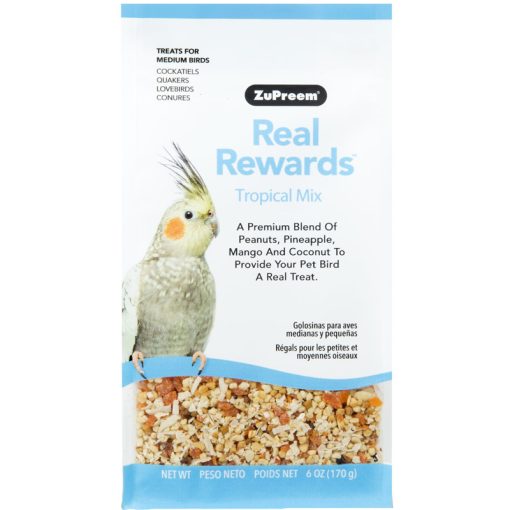 Bánh thưởng cho chim ZuPreem Real Rewards Tropical Mix Medium Bird