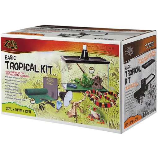 Chuồng nuôi bò sát Zilla Tropical Reptile Terrarium Starter Kit with Light and Heat
