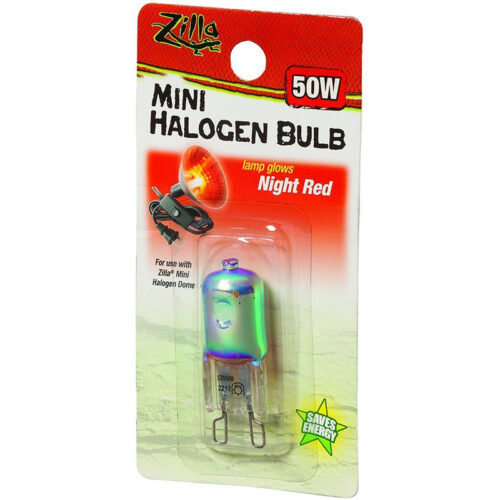 Đèn sưởi đêm cho bò sát Zilla Mini Night Red Halogen Bulb for Reptile Terrariums