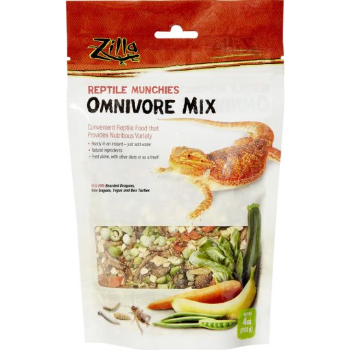 Thức ăn cho rùa và thằn lằn Zilla Reptile Munchies Omnivore Mix Lizard Food