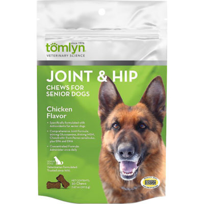 Thức ăn dinh dưỡng cho chó hỗ trợ xương khớp Tomlyn Joint & Hip Chews with MSM and Glucosamine for Senior Dogs 7 Thức ăn dinh dưỡng cho chó hỗ trợ xương khớp Tomlyn Joint & Hip Chews with MSM and Glucosamine for Senior Dogs