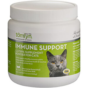 Thức ăn dinh dưỡng cho mèo Tomlyn Immune Support L-Lysine Powder Cat Supplement, 3.5-oz tub