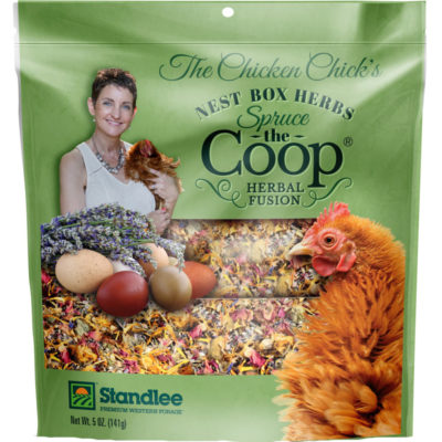 Lót ổ cho gà hương thảo mộc Standlee The Chicken Chick Spruce The Coop Herbal Fusion Nest Box Herbs 10 Lót ổ cho gà hương thảo mộc Standlee The Chicken Chick Spruce The Coop Herbal Fusion Nest Box Herbs