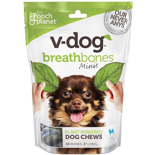 Bánh thưởng chay cho chó V-Dog Breathbones Mini