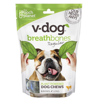 Bánh thưởng chay cho chó V-Dog Breathbones Regular 9 Bánh thưởng chay cho chó V-Dog Breathbones Regular