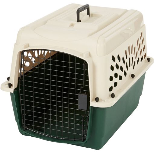 Lồng vận chuyển hàng không cho chó mèo Petmate Ruff Maxx Dog & Cat Kennel, Off White/Green