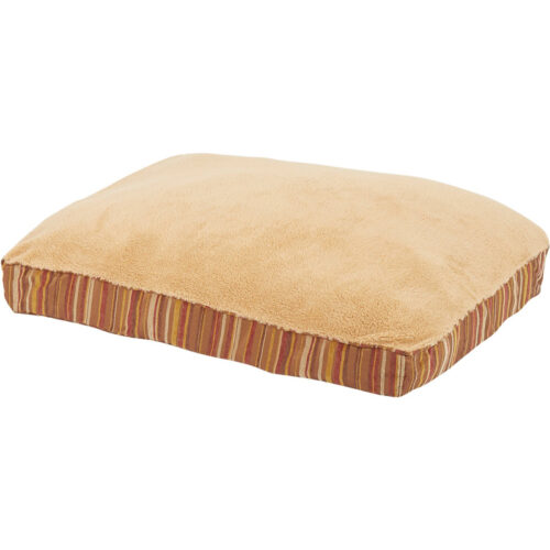 Nệm cho chó mèo Petmate Antimicrobial Deluxe Gusseted Pillow Cat & Dog Bed w/Removable Cover, Color Varies