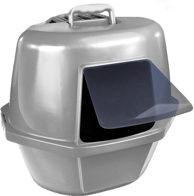 Nhà vệ sinh cho mèo Van Ness Enclosed Corner Cat Litter Pan