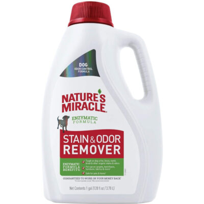Nước khử mùi hôi và làm sạch chất thải của chó Nature's Miracle Dog Enzymatic Stain & Odor Remover 8 Nước khử mùi hôi và làm sạch chất thải của chó Nature's Miracle Dog Enzymatic Stain & Odor Remover