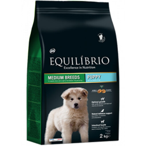 Thức ăn cho chó con EQUILIBRIO Puppies Medium Breeds