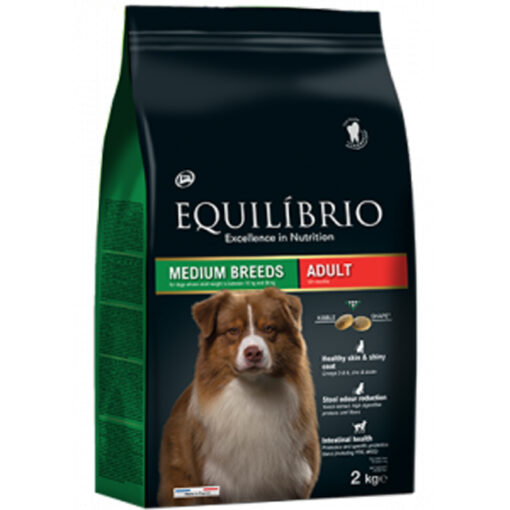 Thức ăn cho chó trưởng thành EQUILIBRIO Dog Adult Medium Breeds